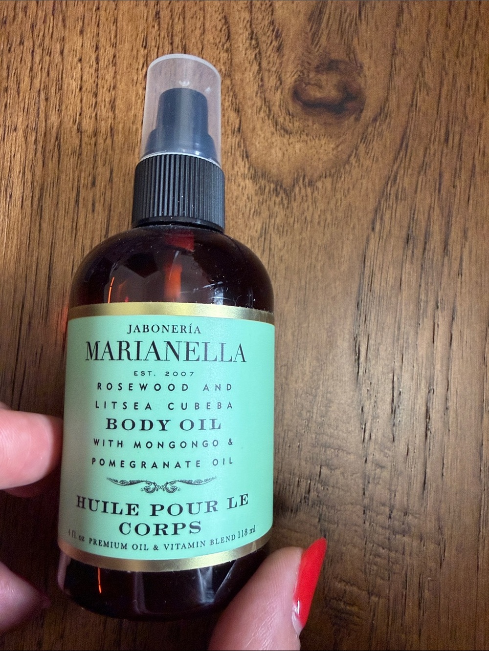 Marianella brand new Rosewood & Pomegranate Body Oil